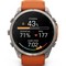 Умные часы Garmin Fenix 9 Pro 51mm Amoled Sapphire Titanium with Autumn Orange/Spark Orange Silicone Band (010-04337-06) - фото 37067