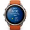 Умные часы Garmin Fenix 9 Pro 51mm Amoled Sapphire Titanium with Autumn Orange/Spark Orange Silicone Band (010-04337-06) - фото 37069