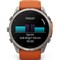 Умные часы Garmin Fenix 9 Pro 51mm Amoled Sapphire Titanium with Autumn Orange/Spark Orange Silicone Band (010-04337-06) - фото 37070