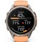 Умные часы Garmin Fenix 9 Pro inReach 43mm Amoled Sapphire Titanium with Shell Pink/Autumn Orange Silicone Band (010-04335-01) - фото 37097