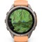 Умные часы Garmin Fenix 9 Pro inReach 43mm Amoled Sapphire Titanium with Shell Pink/Autumn Orange Silicone Band (010-04335-01) - фото 37098