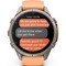 Умные часы Garmin Fenix 9 Pro inReach 43mm Amoled Sapphire Titanium with Shell Pink/Autumn Orange Silicone Band (010-04335-01) - фото 37100