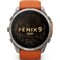 Умные часы Garmin Fenix 9 Pro inReach 51mm Amoled Sapphire Titanium with Autumn Orange/Spark Orange Silicone Band (010-04337-01) - фото 37131