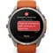 Умные часы Garmin Fenix 9 Pro inReach 51mm Amoled Sapphire Titanium with Autumn Orange/Spark Orange Silicone Band (010-04337-01) - фото 37136