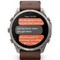 Умные часы Garmin Fenix 9 Pro inReach 51mm Amoled Sapphire Titanium with Walnut Leather Band (010-04337-41) - фото 37142