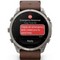 Умные часы Garmin Fenix 9 Pro inReach 51mm Amoled Sapphire Titanium with Walnut Leather Band (010-04337-41) - фото 37143