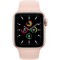 Умные часы Apple Watch SE, 40 мм, корпус из алюминия золотого цвета, спортивный ремешок цвета «розовый песок» MYDN2RU - фото 9803