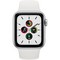 Умные часы Apple Watch SE, 40 мм, корпус из алюминия серебристого цвета, спортивный ремешок белого цвета MYDM2 - фото 10527