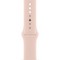 Умные часы Apple Watch SE, 44 мм, корпус из алюминия золотого цвета, спортивный ремешок цвета «розовый песок» MYDR2 - фото 10534