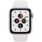 Умные часы Apple Watch SE, 44 мм, корпус из алюминия серебристого цвета, спортивный ремешок белого цвета MYDQ2 - фото 10536