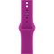 Умные часы Apple Watch Series 12 42mm GPS Dark Bronze Aluminum Case with Magenta Sport Band SM/ML - фото 37844