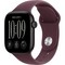 Умные часы Apple Watch Series 12 42mm GPS Black Aluminum Case with Burgundy Sport Band SM/ML - фото 37874
