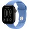 Умные часы Apple Watch Series 12 42mm GPS Black Aluminum Case with Wildflower Blue Sport Band SM/ML - фото 37888