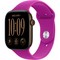 Умные часы Apple Watch Series 12 46mm GPS Dark Bronze Aluminum Case with Magenta Sport Band SM/ML - фото 37959