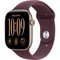 Умные часы Apple Watch Series 12 46mm GPS Light Gold Aluminum Case with Burgundy Sport Band SM/ML - фото 37992
