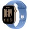 Умные часы Apple Watch Series 12 46mm GPS Light Gold Aluminum Case with Wildflower Blue Sport Band SM/ML - фото 37998