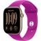 Умные часы Apple Watch Series 12 46mm GPS Light Gold Aluminum Case with Magenta Sport Band SM/ML - фото 38000