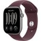 Умные часы Apple Watch Series 12 46mm GPS Space Gray Aluminum Case with Burgundy Sport Band SM/ML - фото 38027
