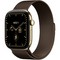 Умные часы Apple Watch Series 12 46mm GPS + Cellular Radiant Gold Titanium Case with Dark Bronze Milanese Loop SM/ML - фото 38052