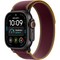 Умные часы Apple Watch Ultra 4 49mm GPS + Cellular Black Titanium Case with Burgundy Trail Loop SM/ML - фото 38088