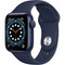 Умные часы Apple Watch Series 6, 40 мм, корпус из алюминия синего цвета, спортивный ремешок «тёмный ультрамарин» MG143 - фото 10548