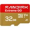Карта памяти SanDisk Extreme Go 32GB microSDHC UHS-I U3 V30 A1 (SDSQXGN-032G-GN6MN) - фото 38528