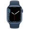 Умные часы Apple Watch Series 7, 41 мм, алюминий синего цвета, спортивный ремешок цвета «синий омут» MKN13 - фото 9873