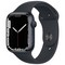 Умные часы Apple Watch Series 7, 45 мм, алюминий цвета «тёмная ночь», спортивный ремешок цвета «тёмная ночь» MKN53 - фото 9886