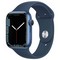 Умные часы Apple Watch Series 7, 45 мм, алюминий синего цвета, спортивный ремешок цвета «синий омут» MKN83 - фото 9907