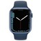 Умные часы Apple Watch Series 7, 45 мм, алюминий синего цвета, спортивный ремешок цвета «синий омут» MKN83 - фото 9908