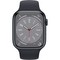 Умные часы Apple Watch Series 8, 45 мм, корпус из алюминия цвета «тёмная ночь» MNP13 - фото 9937