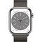 Умные часы Apple Watch Series 8, 45 мм, корпус из нержавеющей стали, миланский сетчатый браслет, «серый космос» ML773 - фото 10582