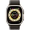 Умные часы Apple Watch Ultra Cellular, 49 мм, корпус из титана, ремешок Trail Loop черного/серого цвета MQF43 - фото 11659