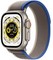 Умные часы Apple Watch Ultra Cellular, 49 мм, корпус из титана, ремешок Trail Loop синего/серого цвета MNHE3 - фото 9956
