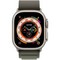 Умные часы Apple Watch Ultra Cellular, 49 мм, корпус из титана, ремешок Alpine Loop зеленого цвета MNHC3 - фото 9969