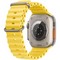 Умные часы Apple Watch Ultra Cellular, 49 мм, корпус из титана, ремешок Ocean Band желтого цвета MNH93 - фото 9994