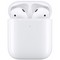 Беспроводные наушники Apple AirPods 2 с беспроводным зарядным футляром MRXJ2, белый - фото 11057