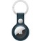 Кожаный брелок Apple для AirTag с кольцом для ключей, балтийский синий - фото 11358