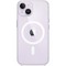 Чехол Apple iPhone 14 Clear Case With MagSafe прозрачный - фото 11465