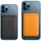Кожаный чехол-бумажник Apple MagSafe для iPhone, Золотой апельсин - фото 11640