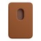 Кожаный чехол-бумажник Apple MagSafe для iPhone, Золотисто-коричневый - фото 11642