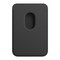 Кожаный чехол-бумажник Apple MagSafe для iPhone, Черный - фото 11646
