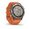 Умные часы Garmin Fenix 6 Sapphire титановый с оранжевым ремешком - фото 11785