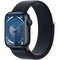 Умные часы Apple Watch Series 9, 41 мм, корпус из алюминия цвета «тёмная ночь», ремешок Sport Loop тёмная ночь - фото 14937