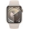 Умные часы Apple Watch Series 9, 45 мм, корпус из алюминия цвета сияющая звезда, спортивный ремешок цвета сияющая звезда - фото 14956