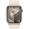 Умные часы Apple Watch Series 9, 45 мм, корпус из алюминия цвета «сияющая звезда», ремешок Sport Loop сияющая звезда - фото 14968