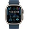 Умные часы Apple Watch Ultra 2 GPS + Cellular, 49 мм, корпус из титана, ремешок Ocean синего цвета - фото 14995