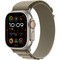 Умные часы Apple Watch Ultra 2 GPS + Cellular, 49 мм, корпус из титана, ремешок Alpine оливкового цвета - фото 15012
