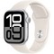 Умные часы Apple Watch Series 10 GPS 42mm Silver Aluminum Starlight Sport Band - фото 16043