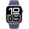 Умные часы Apple Watch Series 10 GPS 42mm Silver Aluminum Denim Sport Band - фото 16050